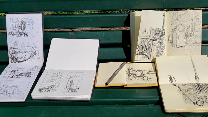 Urban Sketching: Tekenen in de stad & in de natuur (gevorderden)