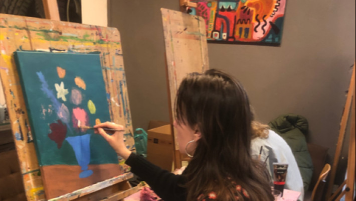 Basislessen tekenen en schilderen in Atelier KunstWest